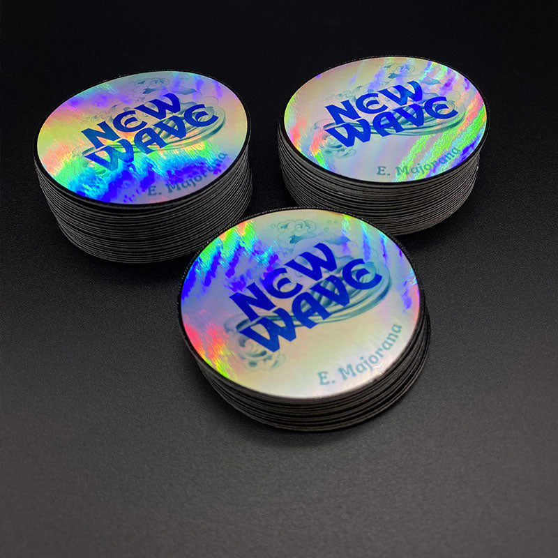 Adesivi vinile olografico con effetto metallizzato