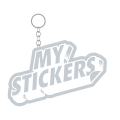 Portachiavi in plexiglass personalizzato con incisione laser