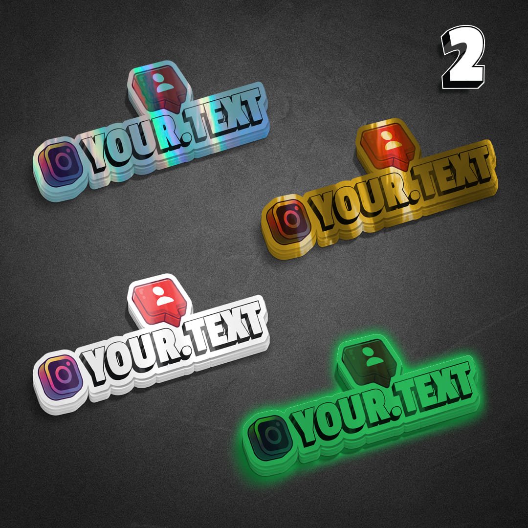 Sticker Instagram per promuovere profilo social