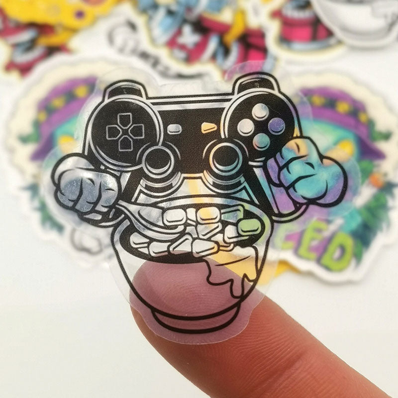 Sticker semitrasparenti effetto vetro satinato