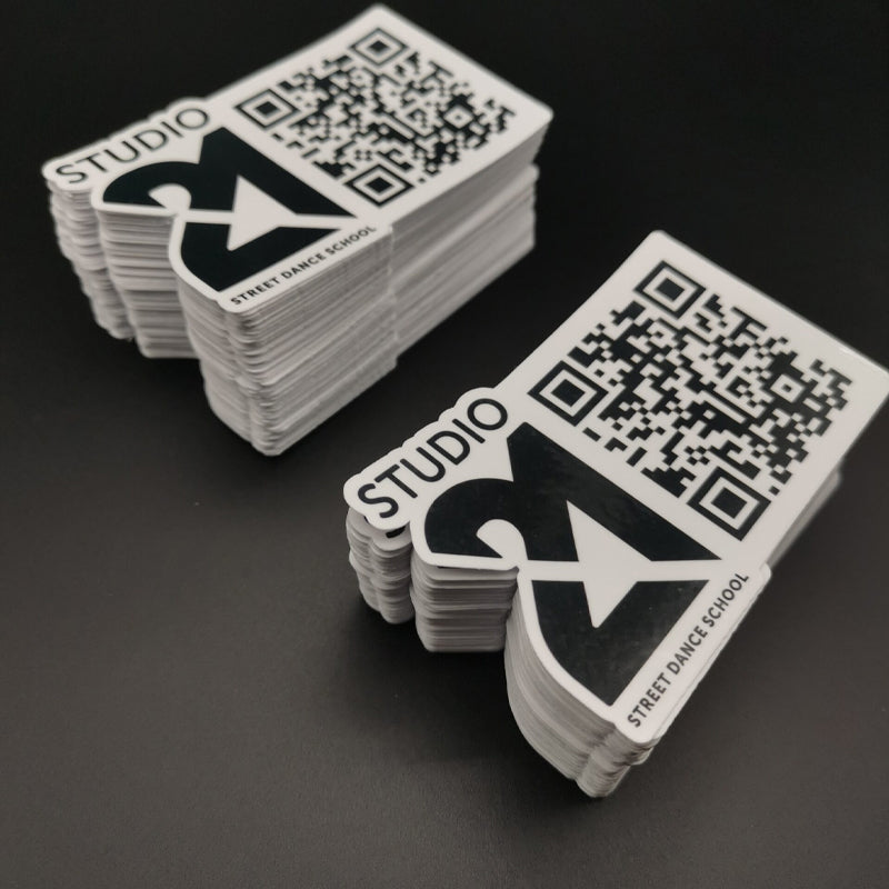 Adesivo codice QR personalizzato resistente