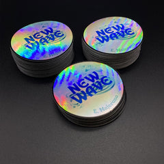 Adesivi vinile olografico con effetto metallizzato