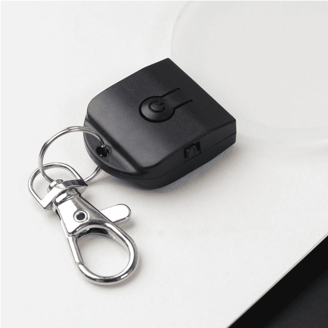 Portachiavi luminoso personalizzato rosso verde blu