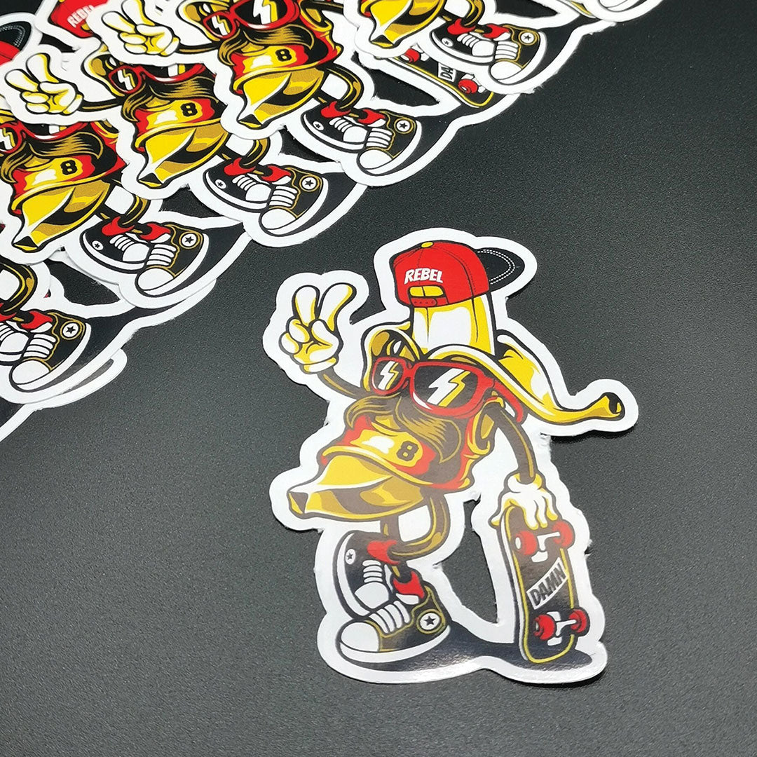 Adesivi in vinile colorati personalizzabili