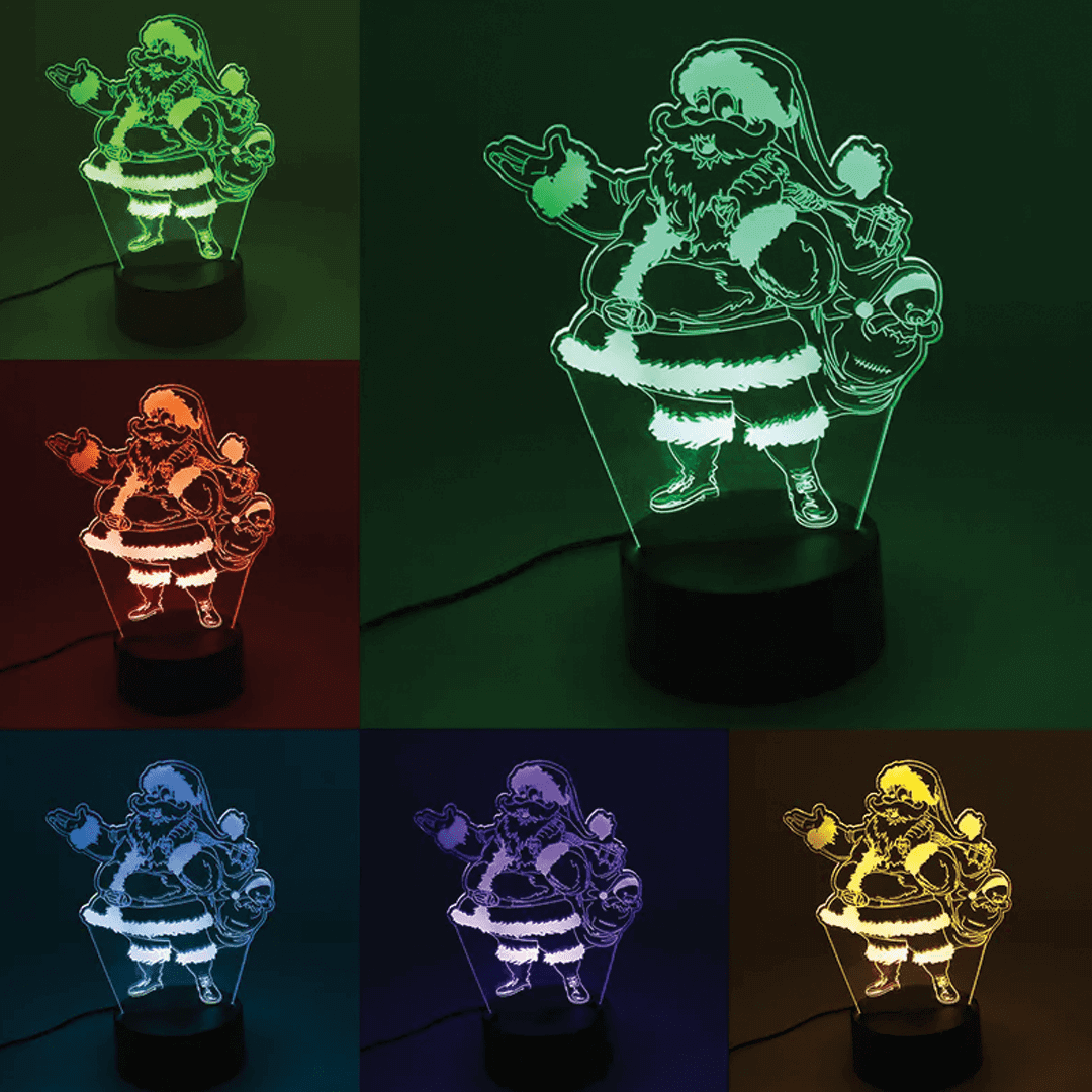 Lampada led plexiglass illuminata con logo personalizzato