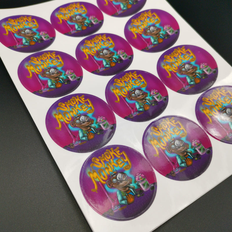 Foglio adesivi personalizzati con design multipli